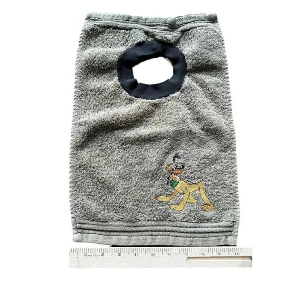 Handmade Baby Bibs Disney Embroidered Stretch Neck Goofy Pluto & Wall-E